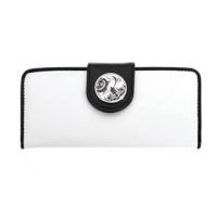 Glam White and Black Wallet