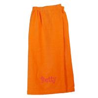 Orange Personalized Bath Wrap Robe