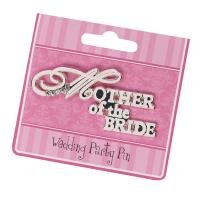 Crystal Mother of Bride Pin