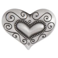 Filigree Heart Finders Key Purse Key Finder