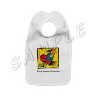 I Love Someone with Autism Baby Bib