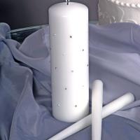 Starlight Wedding Collection Unity Candle Set White