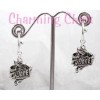 Iowa State University Cyclones Charm Hoop Earrings