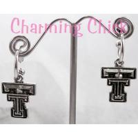 Texas Tech Red Raiders Charm Hoop Earrings