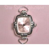 Pink Rectangular Scroll Watch Face