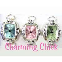 Green Rectangular Scroll Watch Face