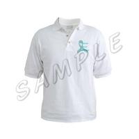 Ovarian Cancer Awareness Teal Ribbon Polo Shirt