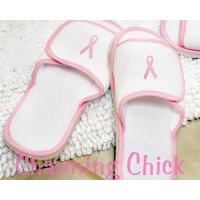 Breast Cancer Awareness Terry Cloth Slippers