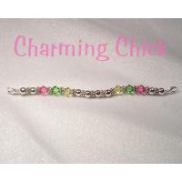 Pastel Swarovski Crystal Beaded Watch Band
