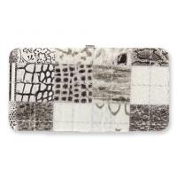 Animal Print Patchwork Flat Wallet