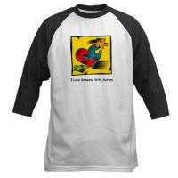 I Love Someone With Autism Baseball Jersey Shirt