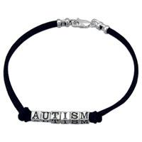 Autism Awareness Letter Bead Bracelet