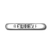 Sterling Silver Believe Ring