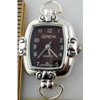Brown Rectangular Scroll Watch Face