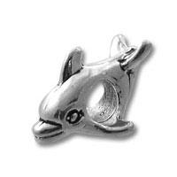 Sterling Silver Dolphin Euro Bead