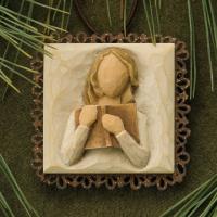 Willow Tree Love of Learning Metal-edged Ornament