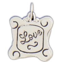 Sterling Silver Love is All You Need Charm