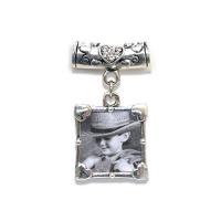 Crystal Picture Frame Pendant Necklace