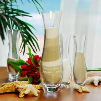 Engraved 4 Piece Wedding Unity Sand Ceremony Kit
