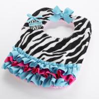 Wild Child Zebra Baby Bib