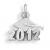 Sterling Silver 2012 Graduation Cap Charm