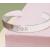 Greek Letter Engraved Silver Bangle Bracelet