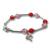 Valentine's Day Swarovski Crystal Heart Bracelet