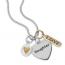 Love Daughter Multi-Charm Sterling Silver Necklace