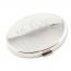 Engraved Silver Compact with Mirror