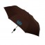 Chocolate Brown Monogrammed Umbrella