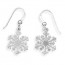 Sterling Silver Snowflake Earrings