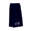 Mens Navy Blue Personalized Bath Wrap Robe