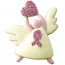 Breast Cancer Awareness Angel Pin with Swarovski Crystals