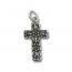 Ornate Cross Sterling Silver Charm