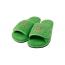 Monogrammed Lime Green Slippers