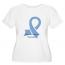 Prostate Cancer Awareness Ribbon Plus Size Shirt