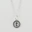 Sterling Silver Typewriter Stamp Initial Charms