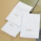 Personalized Mens White Hankies - Set of 3