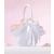 Satin Bow Large Flower Girl Basket
