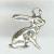 Bunny Rabbit Jackrabbit Sterling Silver Charm