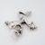 Silver Leaping Frog Charm
