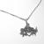 Sterling Silver Softball Mom Necklace