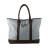 Sophisticate Blue Monogrammed Tote Bag