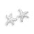 Sterling Silver Starfish Stud Earrings