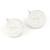 Sterling Silver Engraved Round Earrings