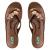 OKA b. Malia Copper Flip Flop Sandals