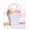 Satin and Pearl Flower Girl Basket