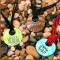 Engraved Mother of Pearl Shell Pendants