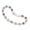 Amethyst, Topaz, Garnet, Citrine, and Peridot Bracelet