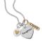 Love Daughter Multi-Charm Sterling Silver Necklace